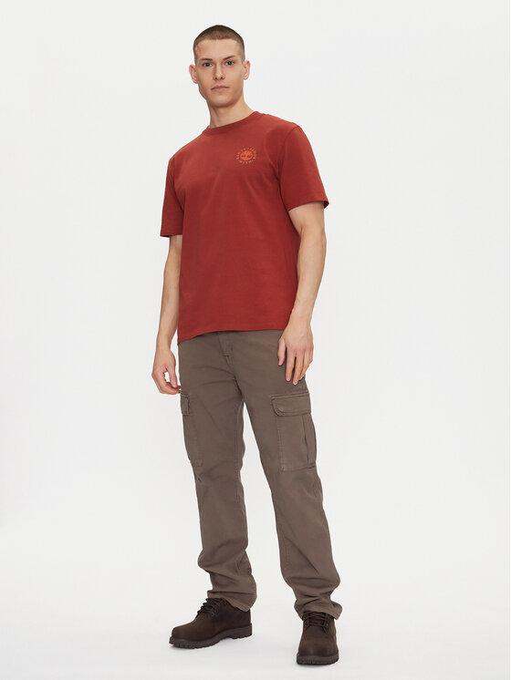 Timberland Timberland Футболка TB0A6DPD Червоний Regular Fit