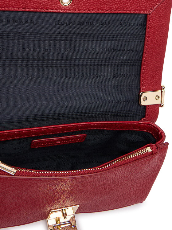 Tommy Hilfiger Kabelka Tommy Hilfiger Th Her Chain AW0AW17403 Červená