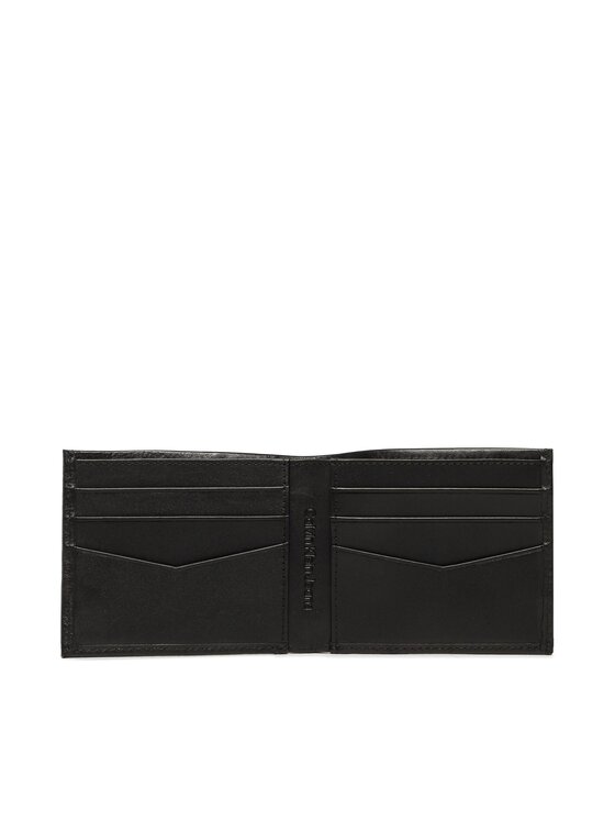 Calvin Klein Jeans Maks Calvin Klein Jeans Logo Hardware Bifold Rfid K50K510138 Melns