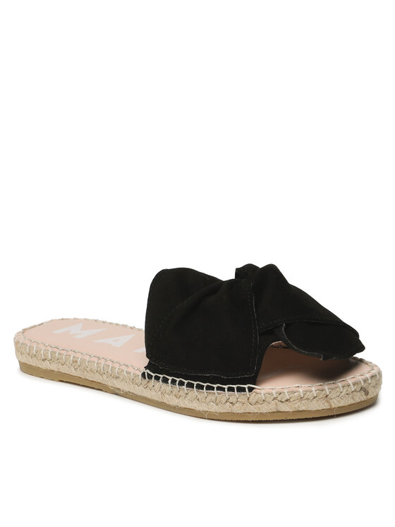 Manebi Еспадрильї Manebi Sandals With Knot K 1.0 JK Чорний