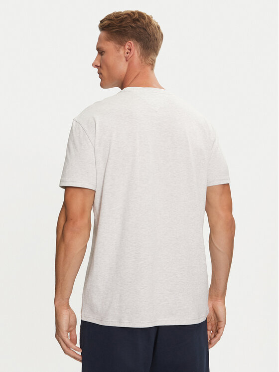 Tommy Jeans Tommy Jeans Majica Linear Logo DM0DM20744 Siva Regular Fit