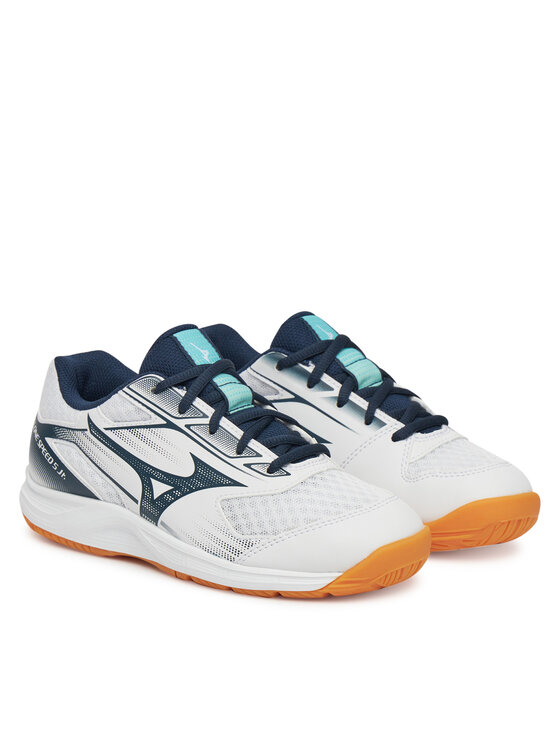 Mizuno Взуття у спортзал Mizuno Cyclone Speed 5 JR V1GD251157 Білий