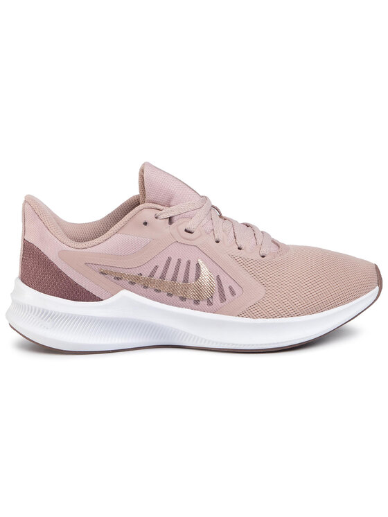 Nike Buty do biegania Nike Downshifter 10 CI9984 200 Beżowy