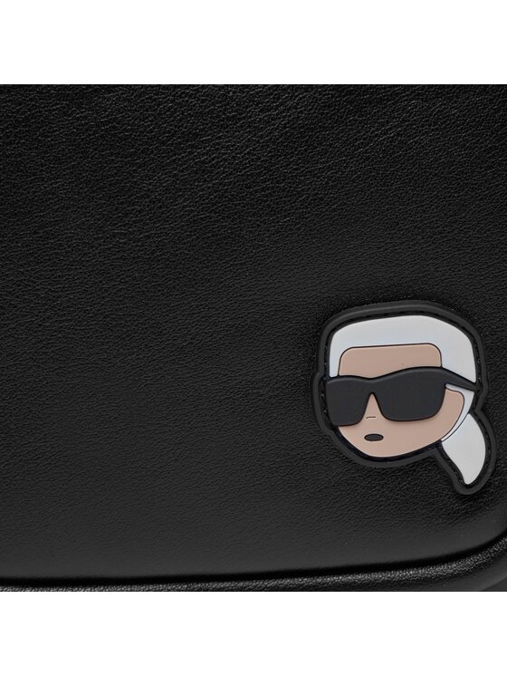 KARL LAGERFELD Telefontartó táska KARL LAGERFELD 236W3219 Fekete
