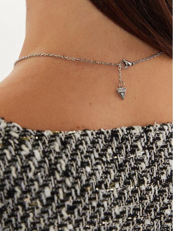 Guess Náhrdelník Guess JUBN04 593JW Strieborná