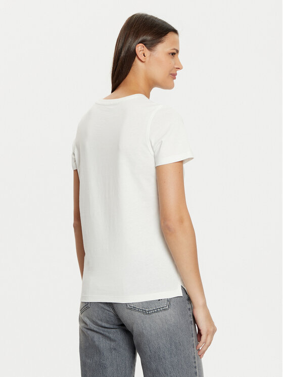 Guess Guess Футболка W5RI19 I3Z14 Білий Regular Fit
