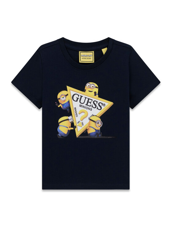 Guess Jeans Guess Jeans Футболка N6YI28 K6652 Cиній Regular Fit