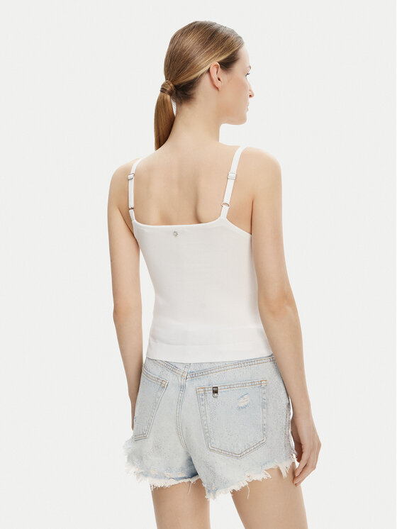Guess Guess Топ W5GR47 Z3MN2 Білий Regular Fit