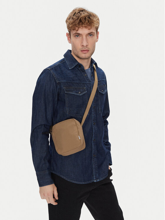Jack & Jones Плоска сумка Jack & Jones Jaceverett 12276803 Коричневий