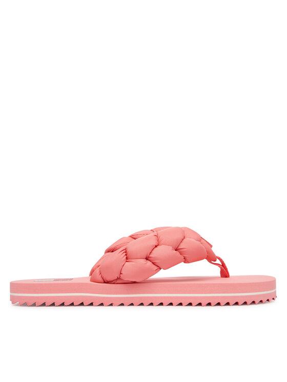 Tommy Jeans Σαγιονάρες Tommy Jeans Braided Thong Beach Sandal EN0EN02877 Ροζ