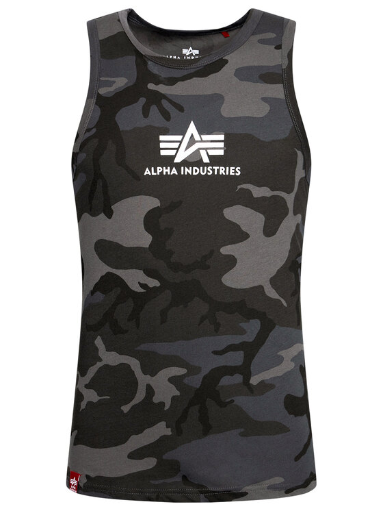 Alpha Industries Alpha Industries Майка Basci Camo 126566C Сірий Regular Fit