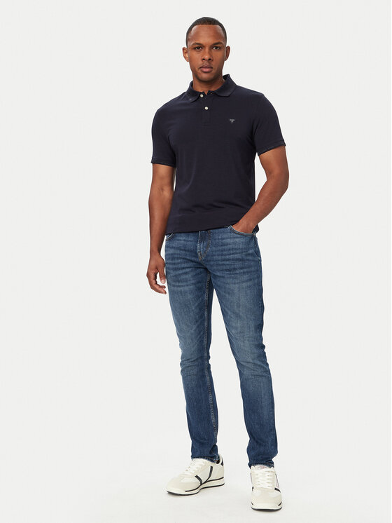 Guess Guess Поло M6YP66 K4394 Cиній Extra Slim Fit