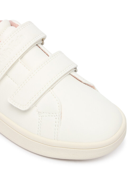 Calvin Klein Sneakersy Calvin Klein Low Cut Velcro Sneaker V1A9-83382-1355 S Biały