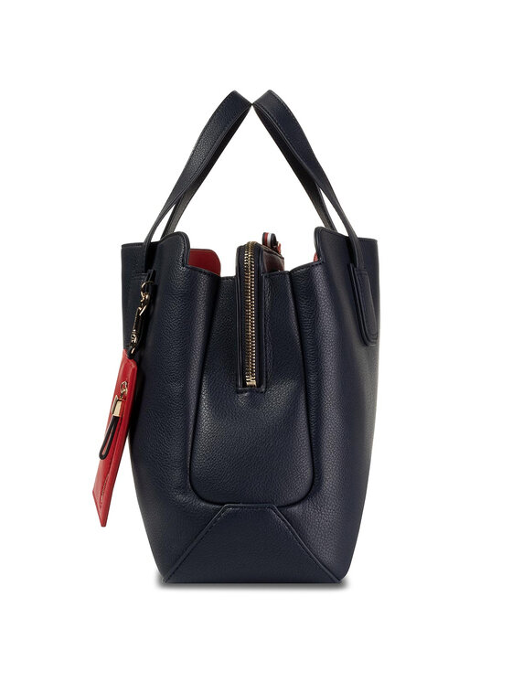 Tommy Hilfiger Torebka Tommy Hilfiger Charming Tommy Med Work Bag AW0AW07313 Granatowy
