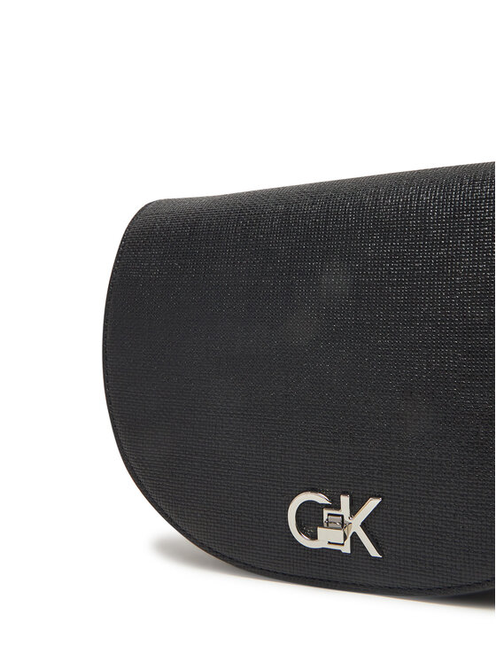 Calvin Klein Kabelka Calvin Klein Ck Hw Crossbody Saddle Bag_Tex K60K613233 Černá