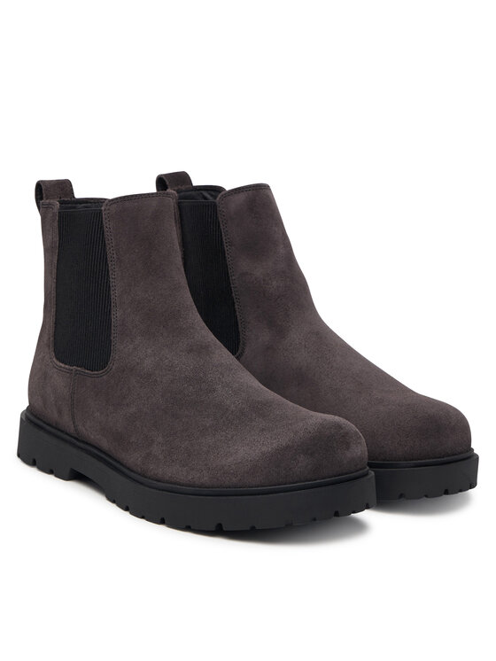 Birkenstock Sztyblety Birkenstock Highwood Slip On 1033157 Szary ciemny