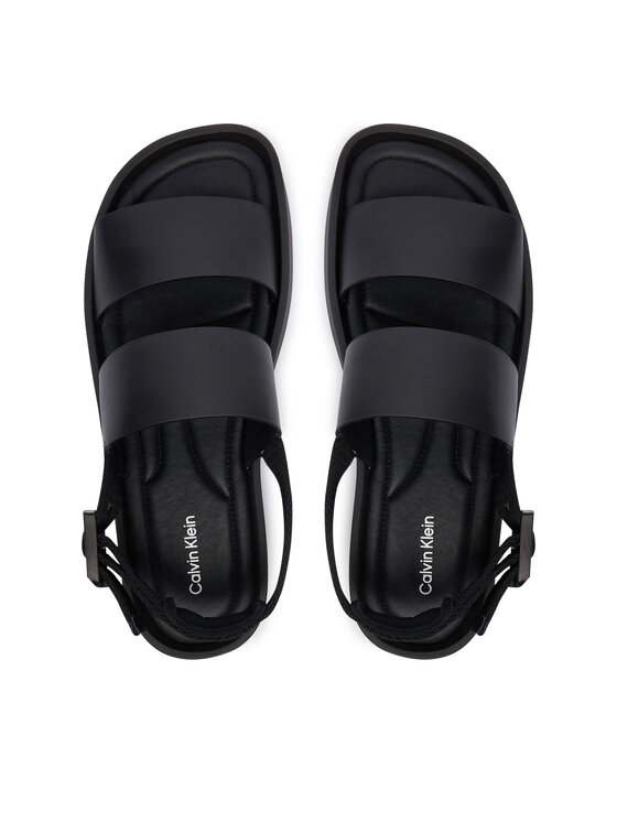 Calvin Klein Sandales Calvin Klein Webbing Back Strap HM0HM02095 Melns