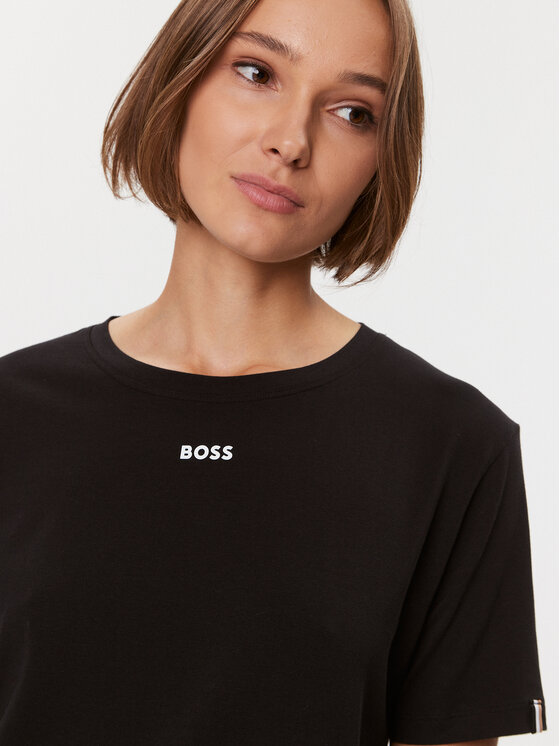 BOSS Boss Сорочка-піжама 50500326 Чорний Regular Fit