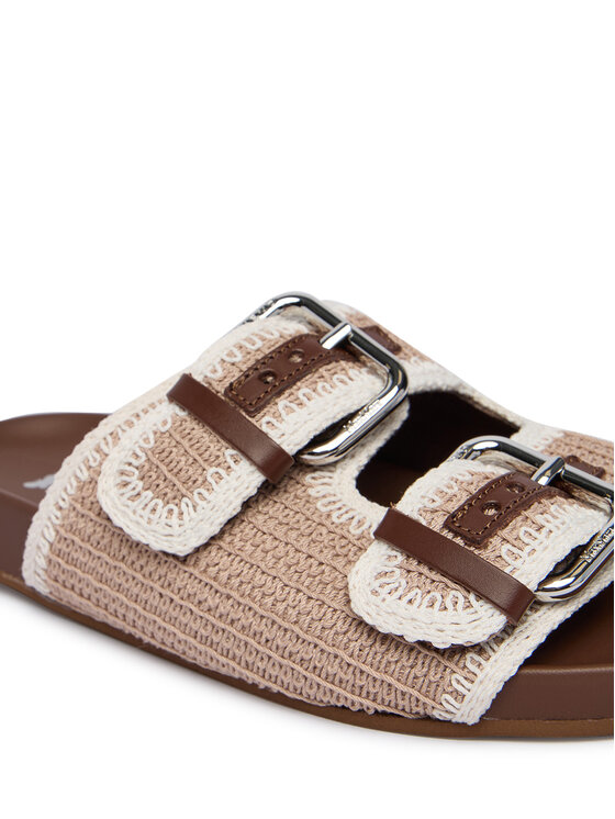 Weekend Max Mara Шльопанці Weekend Max Mara 2615521055600 Бежевий