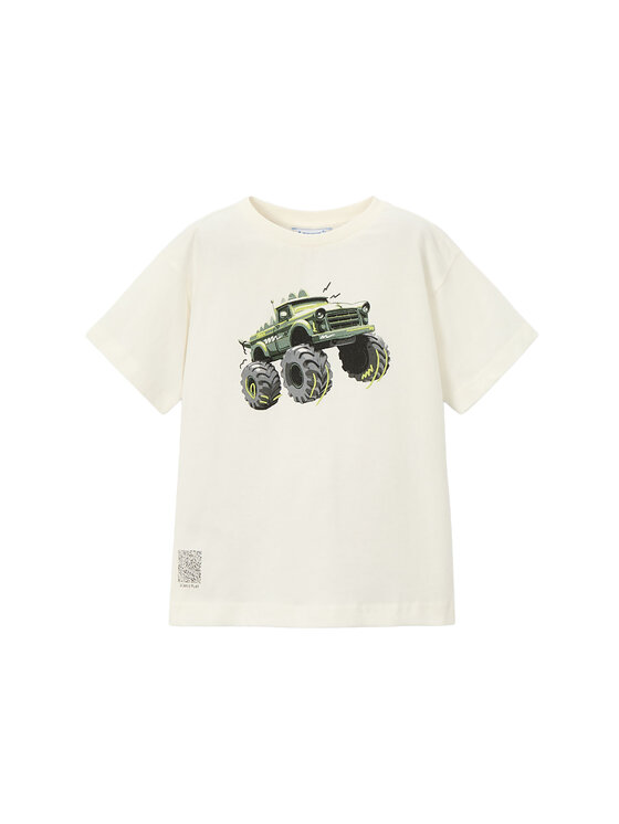 Mayoral Mayoral Camiseta 3069 Blanco Regular Fit