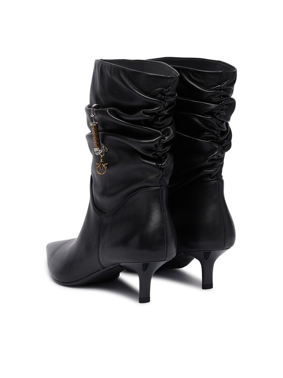 PINKO Botki PINKO Gloria 28 SD0629P003 Czarny