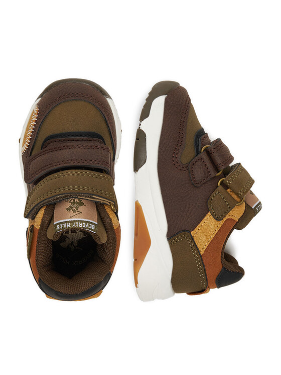 Beverly Hills Polo Club Sneakersy Beverly Hills Polo Club EO-FD3068-010 Kaki
