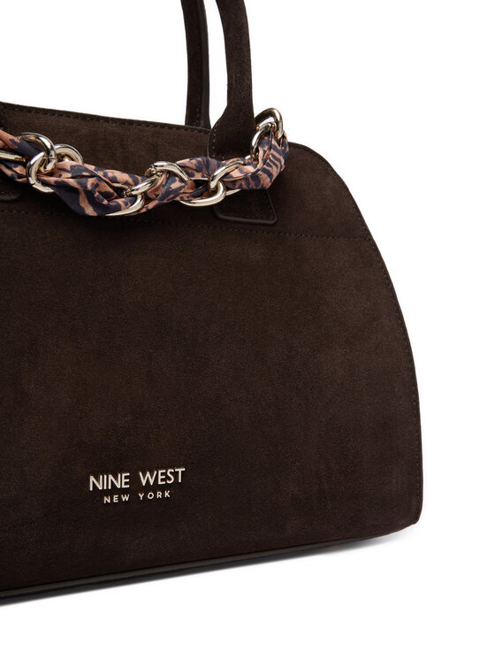 Nine West Kabelka Nine West EO-WHISPER LUXE-LDA9422A Tmavě hnědá