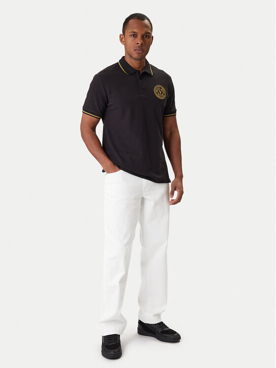 Versace Jeans Couture Versace Jeans Couture Polo 80GAGT03 CJ01T Negro Regular Fit