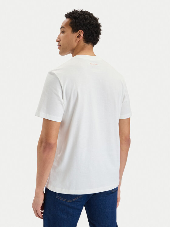 Calvin Klein Jeans Calvin Klein Jeans Camiseta SS 20S  LV04RG815G Blanco Regular Fit