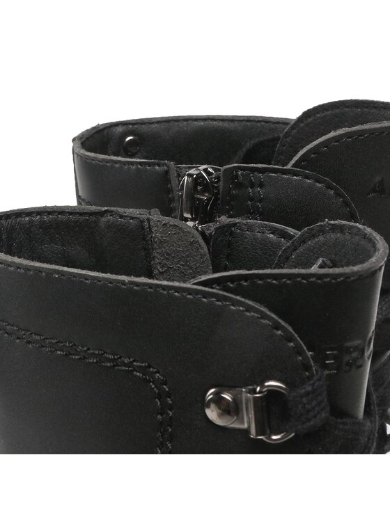 Altercore Šnurovacia obuv Altercore Angelina Vegan Čierna