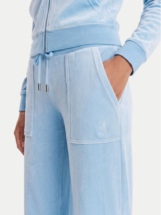 Juicy Couture Juicy Couture Παντελόνι φόρμας Layla JCSEBJ001 Γαλάζιο Flared Leg