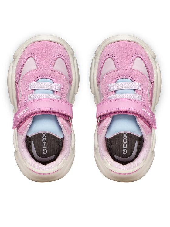 Geox Sneakersy Geox B Ciufciuf Girl B455QB 0FU22 CE8E4 M Svetloružová