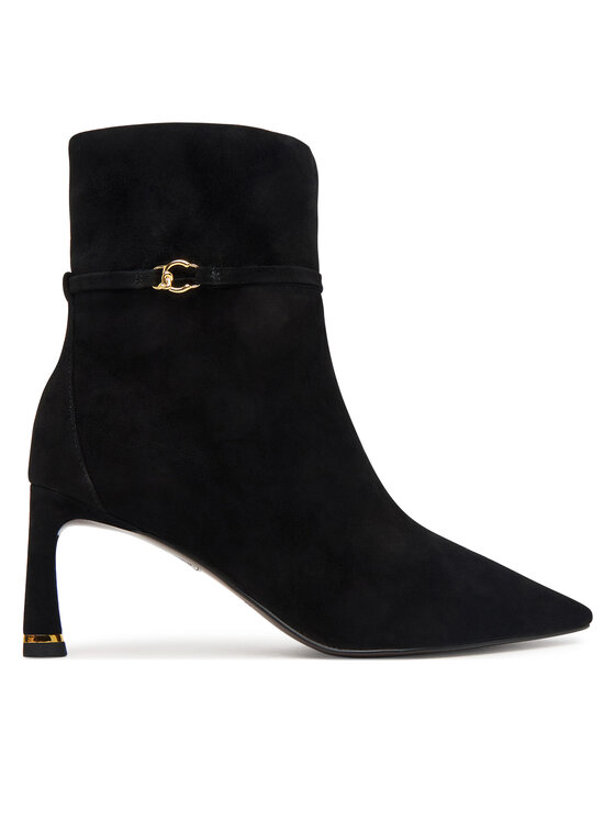 Coccinelle Botki Coccinelle C-look Suede E4 VTL 11 01 01 Czarny