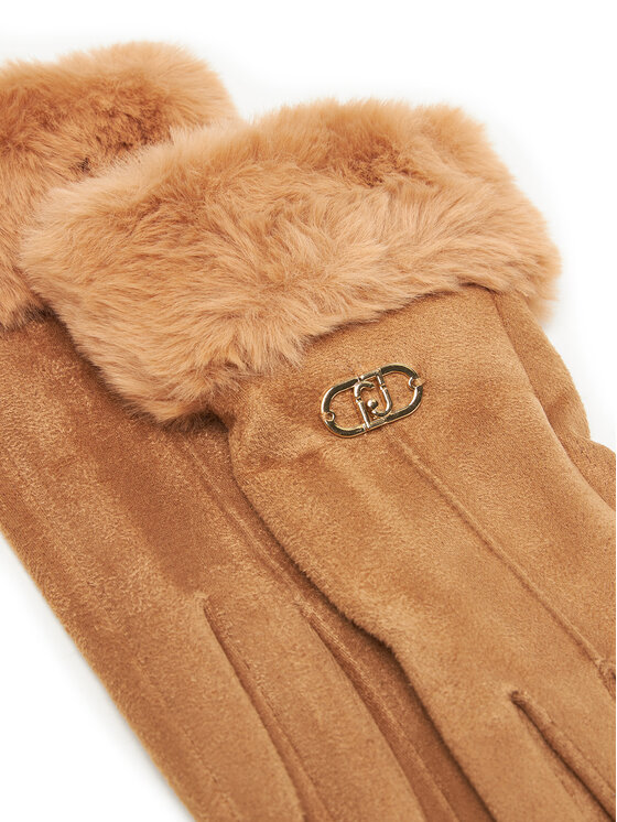 Liu Jo Dámské rukavice Liu Jo 2F5063 T0300 Hnědá