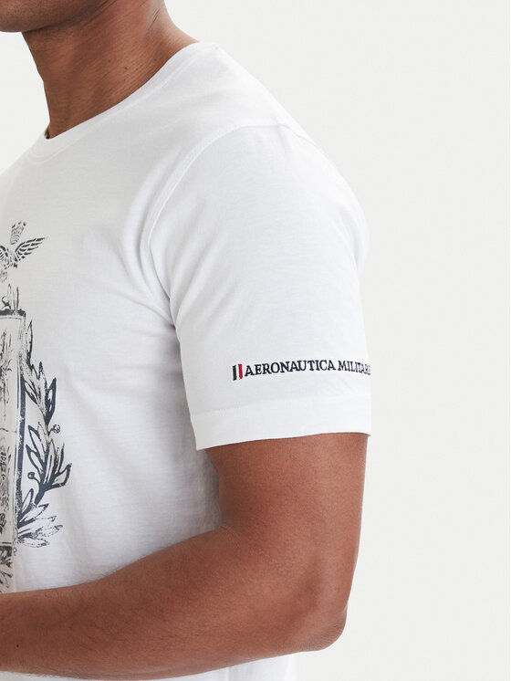 Aeronautica Militare Aeronautica Militare Camiseta 261TS2540UJ00727 Blanco Regular Fit