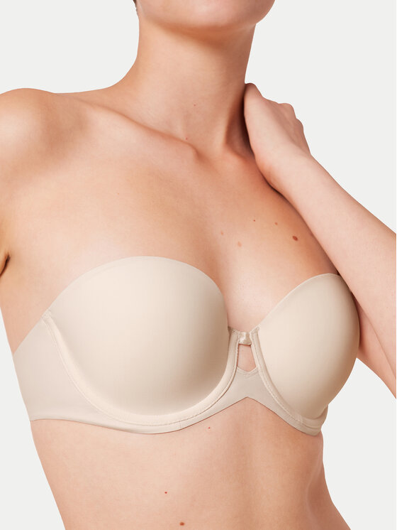 Triumph Triumph Бюстгальтер бардотка Pure Micro 10217872 Écru