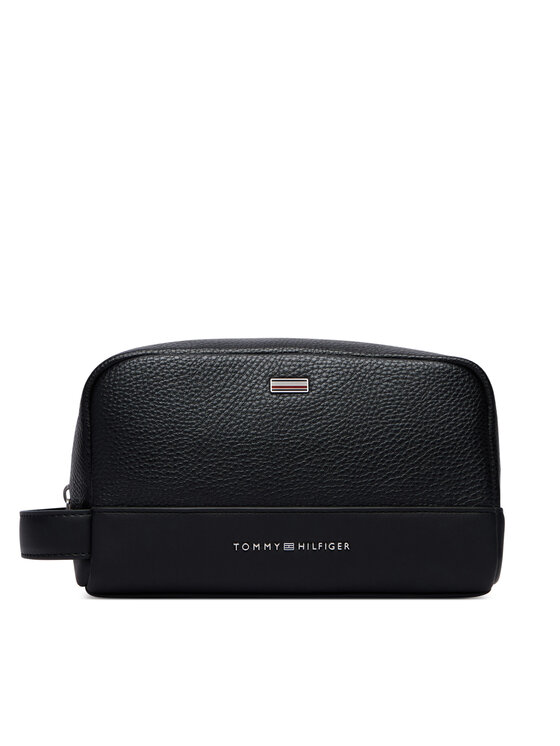 Tommy Hilfiger Несесер Tommy Hilfiger Th Central Washbag AM0AM14485 Черен