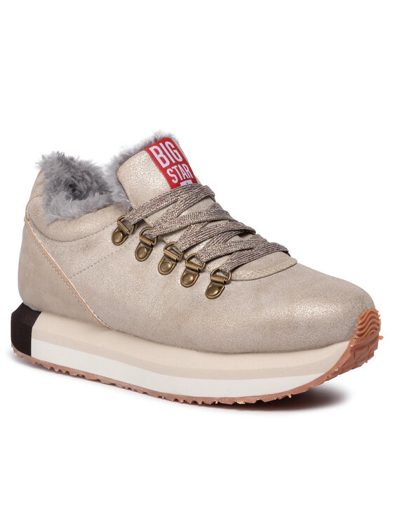 Big Star Shoes Снікерcи Big Star Shoes EE274732 Бежевий