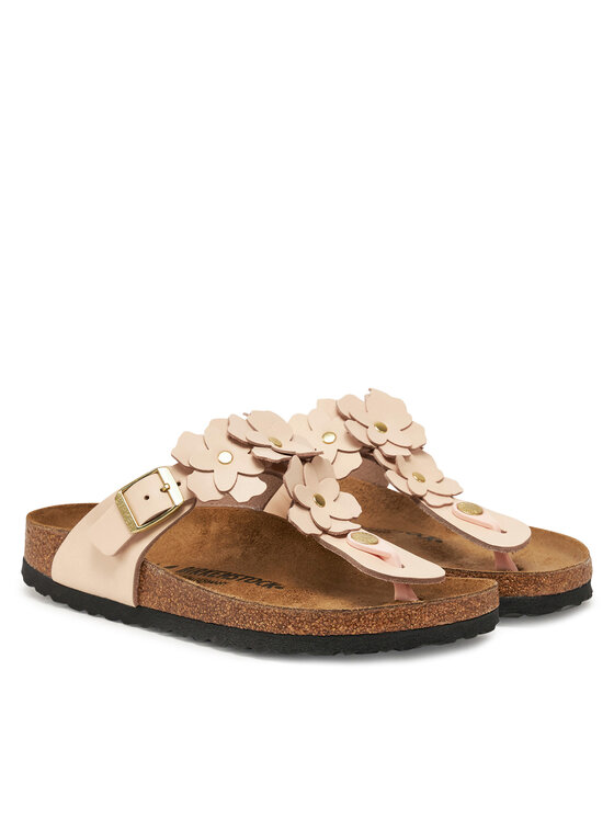 Birkenstock Čības uz pirksta Birkenstock Gizeh Flowers 1029304 Rozā