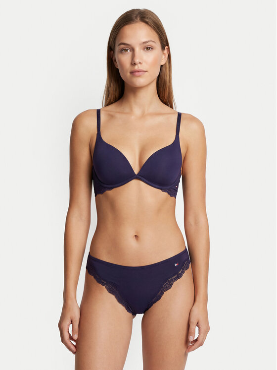 Tommy Hilfiger Tommy Hilfiger Sujetador push-up UW0UW06051 Azul marino