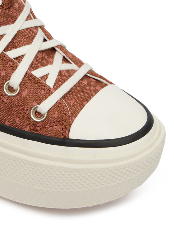 Converse Кеди Converse Chuck Taylor All Star Lift Double Stack Platform Deer A17883C Коричневий