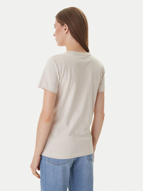 Guess Guess Футболка W6GI08 K3023 Бежевий Regular Fit