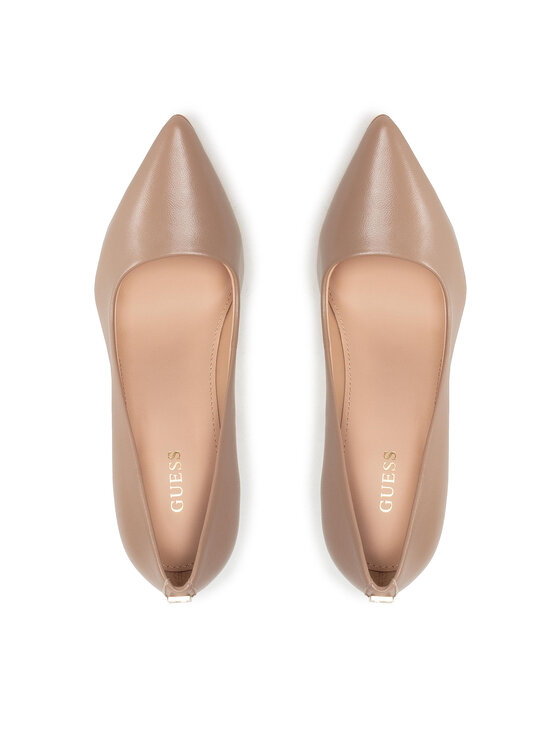 Guess Туфлі на шпильці Guess Felyx5 FL7FL5 LEA08 Бежевий