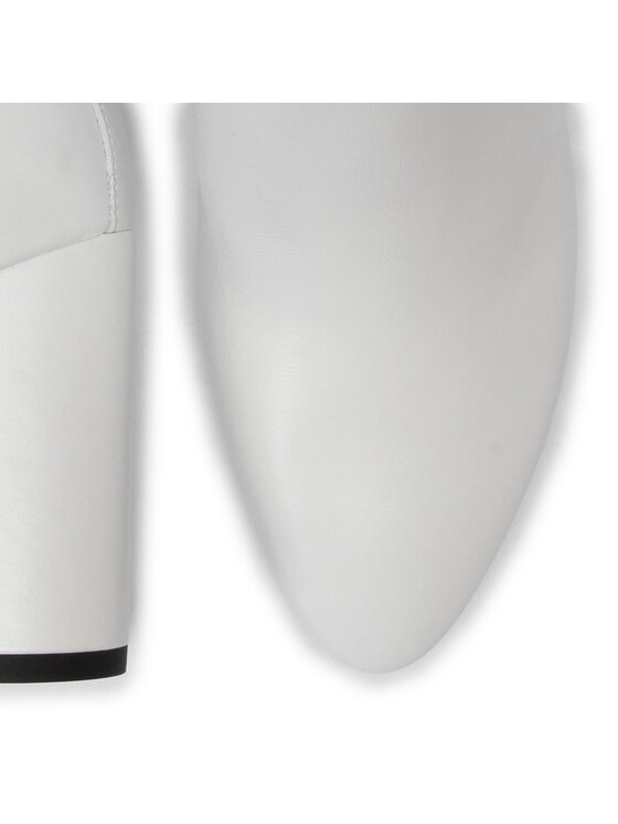 MSGM Botki MSGM Tronchetto Donna 2741MDS5095 229 01 Biały