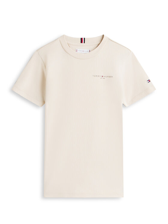 Tommy Hilfiger Tommy Hilfiger Camiseta KS0KS00661 Beis Regular Fit