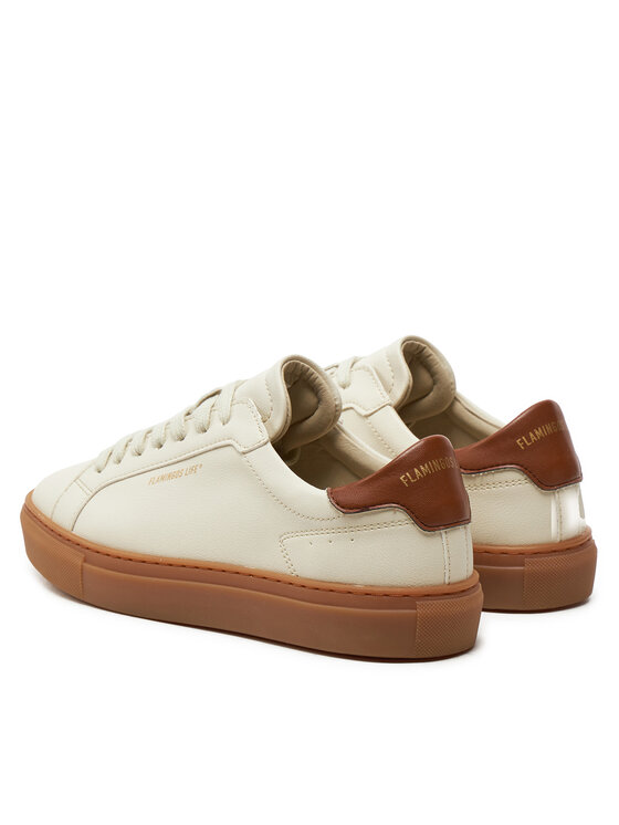 Flamingos Life Sneakersy Flamingos Life Hampton Court Hcbrona Écru