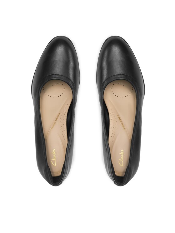 Clarks Туфлі Clarks Freva 55 Court 261709644 Чорний
