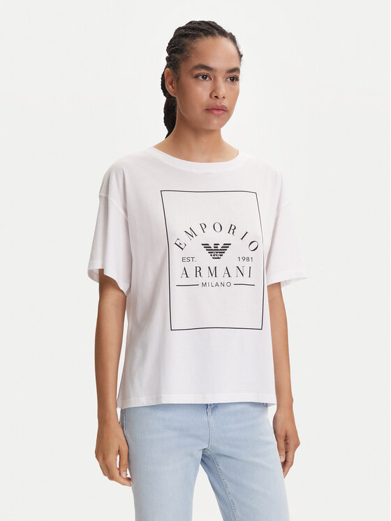 Emporio Armani Underwear Emporio Armani Underwear Majica EW000553 AF10887 U0002 Bela Loose Fit