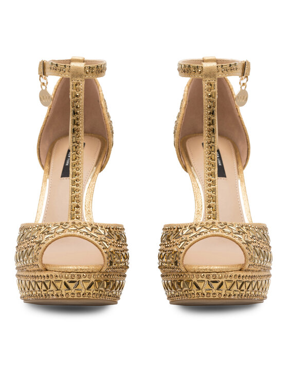 Nine West Сандали Nine West NISA SY015-1NW Златист