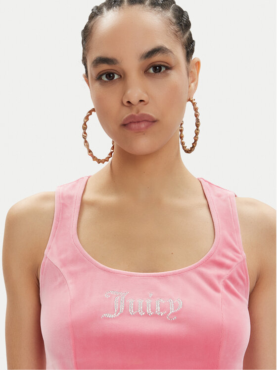 Juicy Couture Juicy Couture Топ Camina JCWCT23305 Рожевий Slim Fit